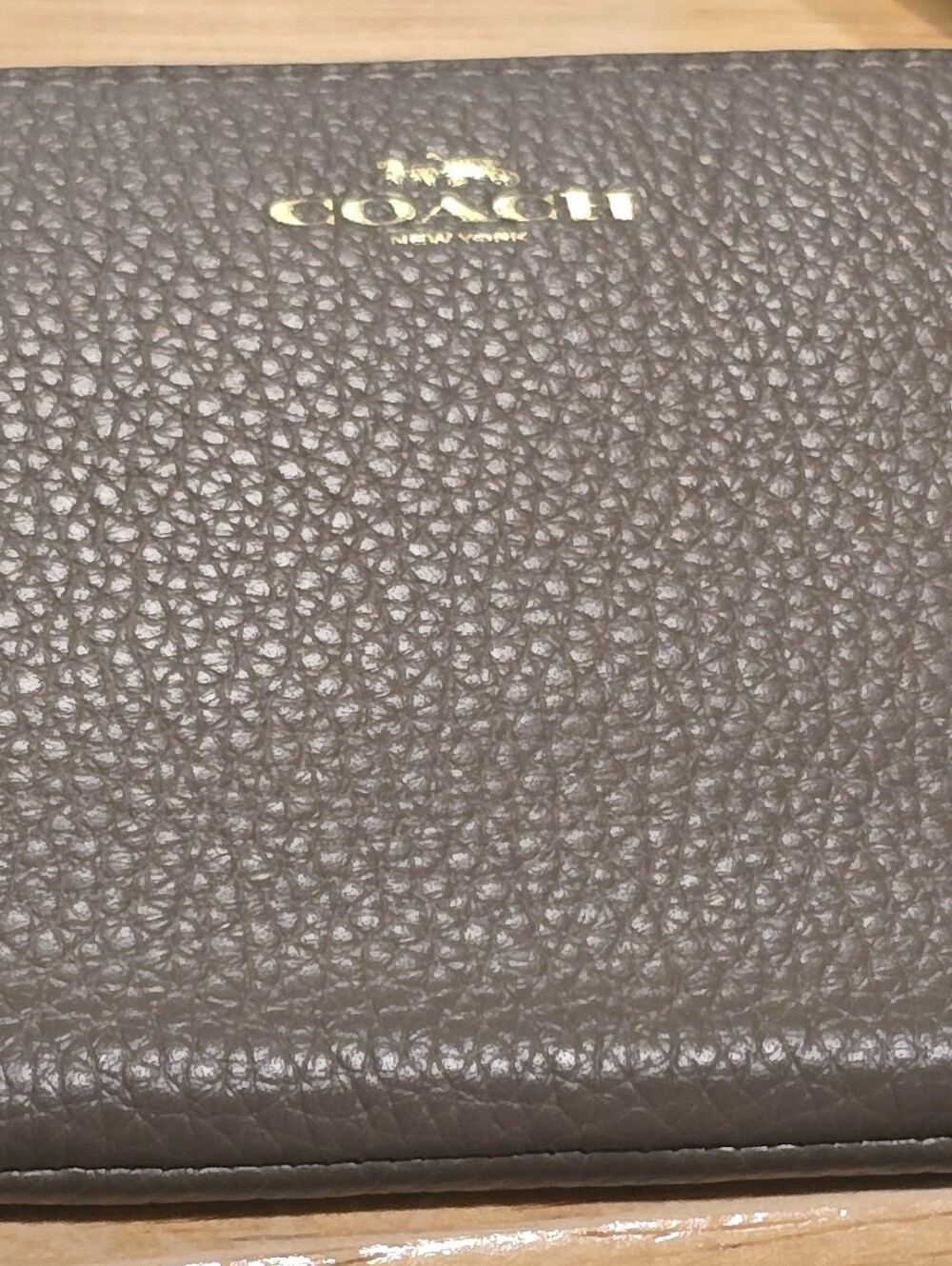 Coach DARK STONE Corner Zip Wristlet 💜 - Picture 9 of 10